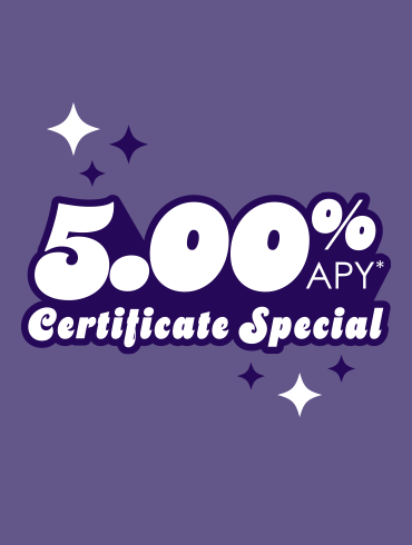 Get 5.00% APY* for 12 months.